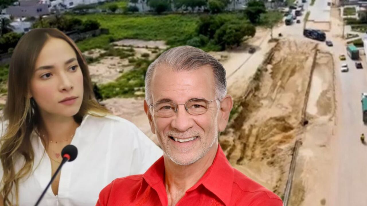 Diputada Isabella Pulgar y Eduardo Verano, gobernador del Atlántico.