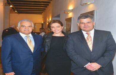 Javier Cera, Andrea Riaño y Rodolfo Donado.