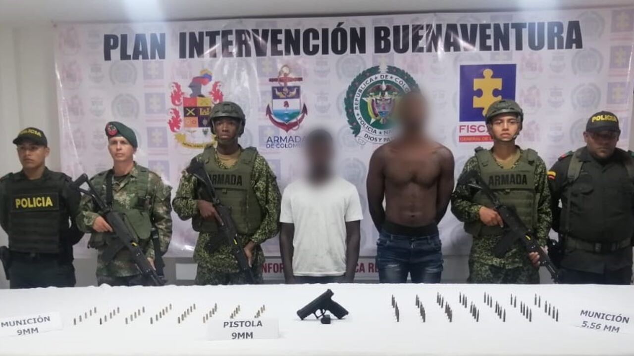 Fueron capturados alias Lajita y alias Camaján.