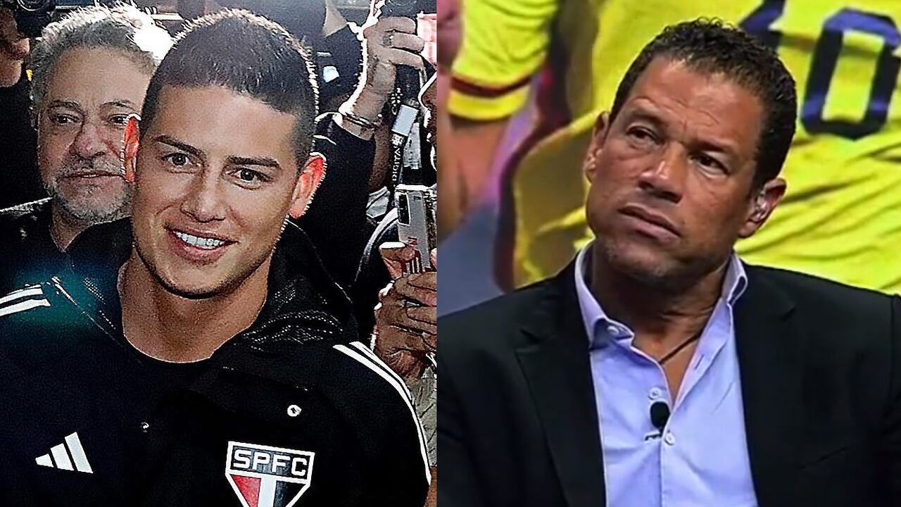 El histórico referente reaccionó al fichaje de James por el club brasileño