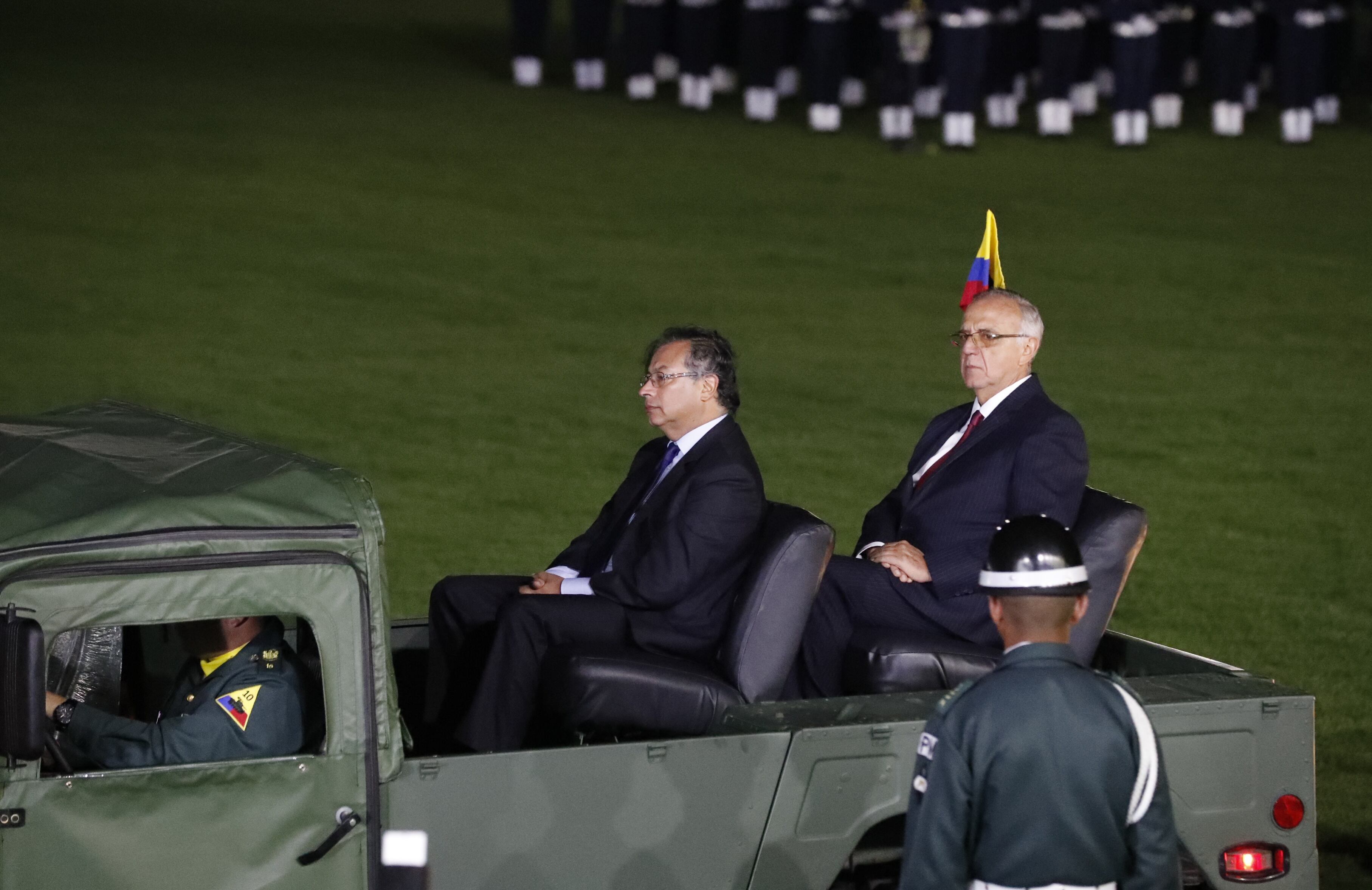 Mayor General Hélder Fernan Giraldo Bonilla, comandante de Las Fuerzas Públicas
Ceremonia de transmisión de mando ejercito
Gustavo Petro
agosto 20 2022