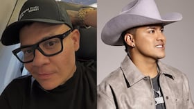 El cantante de música popular compartió video de su amigo y compañero.