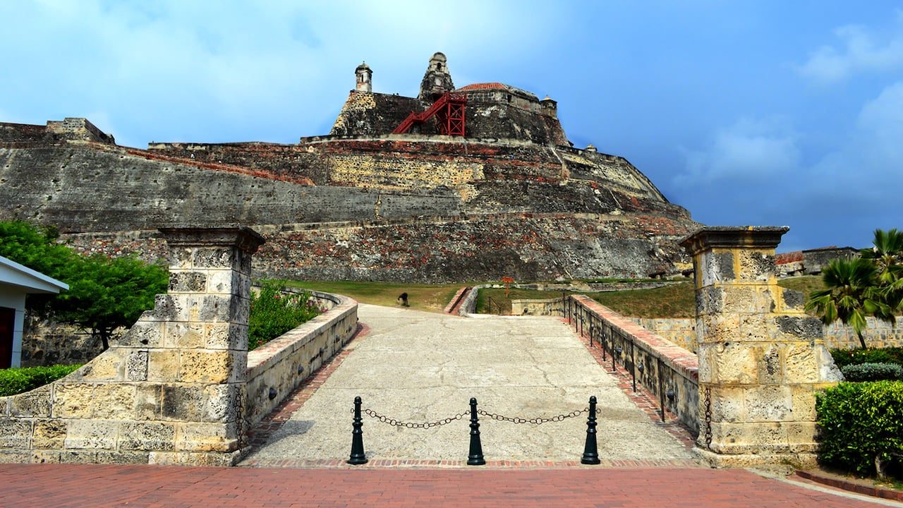 Castillo San Felipe de Barajas en Cartagena.