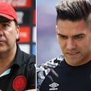 Néstor Lorenzo y Falcao García, técnico y delantero de la Selección Colombia