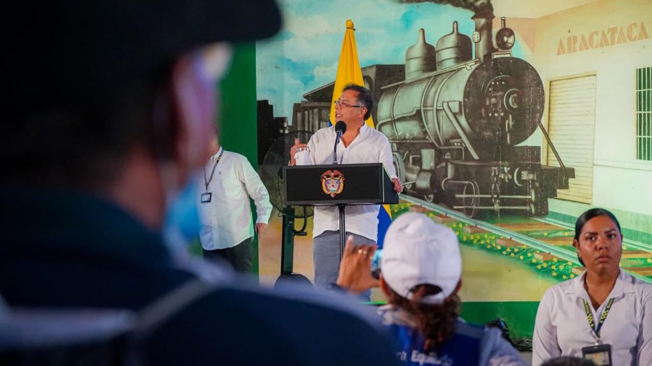 Presidente Gustavo Petro en Aracataca, Magdalena.