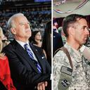 Ashley es la única hija de su matrimonio con Jill, y quien ha adoptado un bajo perfil en los últimos meses. A la derecha, junto a su hijo Beau, quien además de fiscal fue militar y combatió en Irak, contra los deseos de su padre.