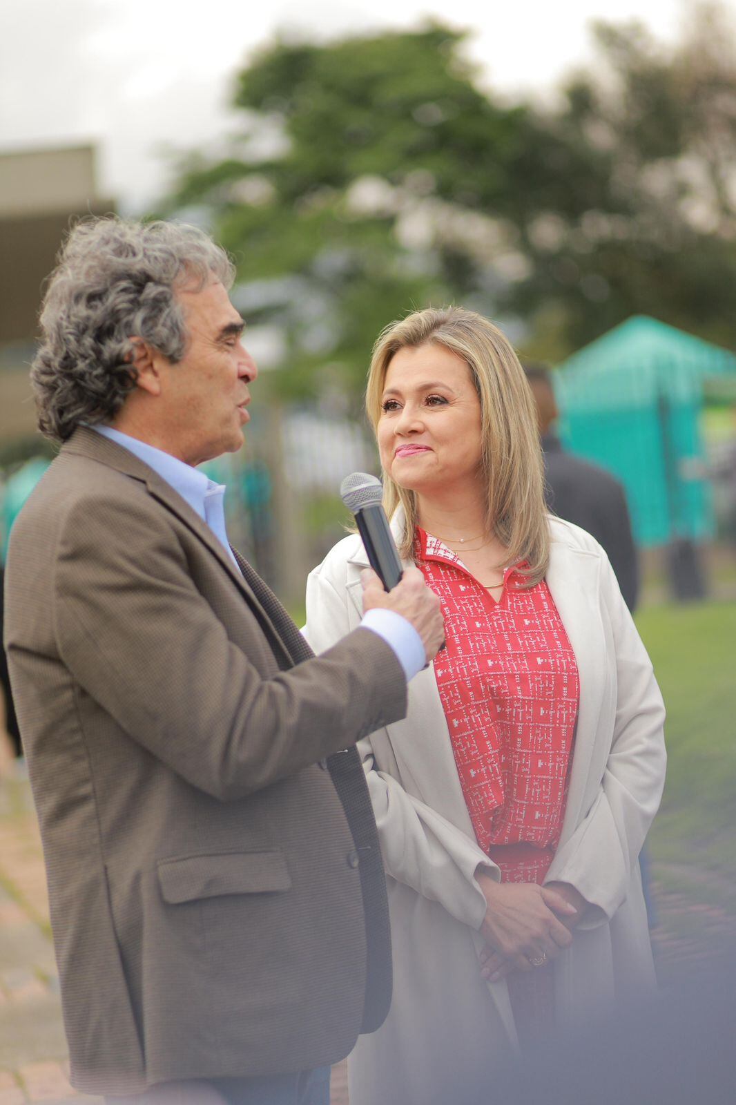 Edna Bonilla y Sergio Fajardo.