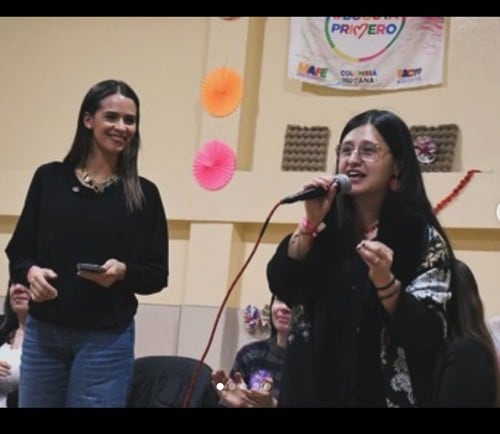 Danna Vargas, estuvo vinvulada hasta hace poco al Grupo de Género y Diversidad del ministerio. Hizo campaña por Carrascal.