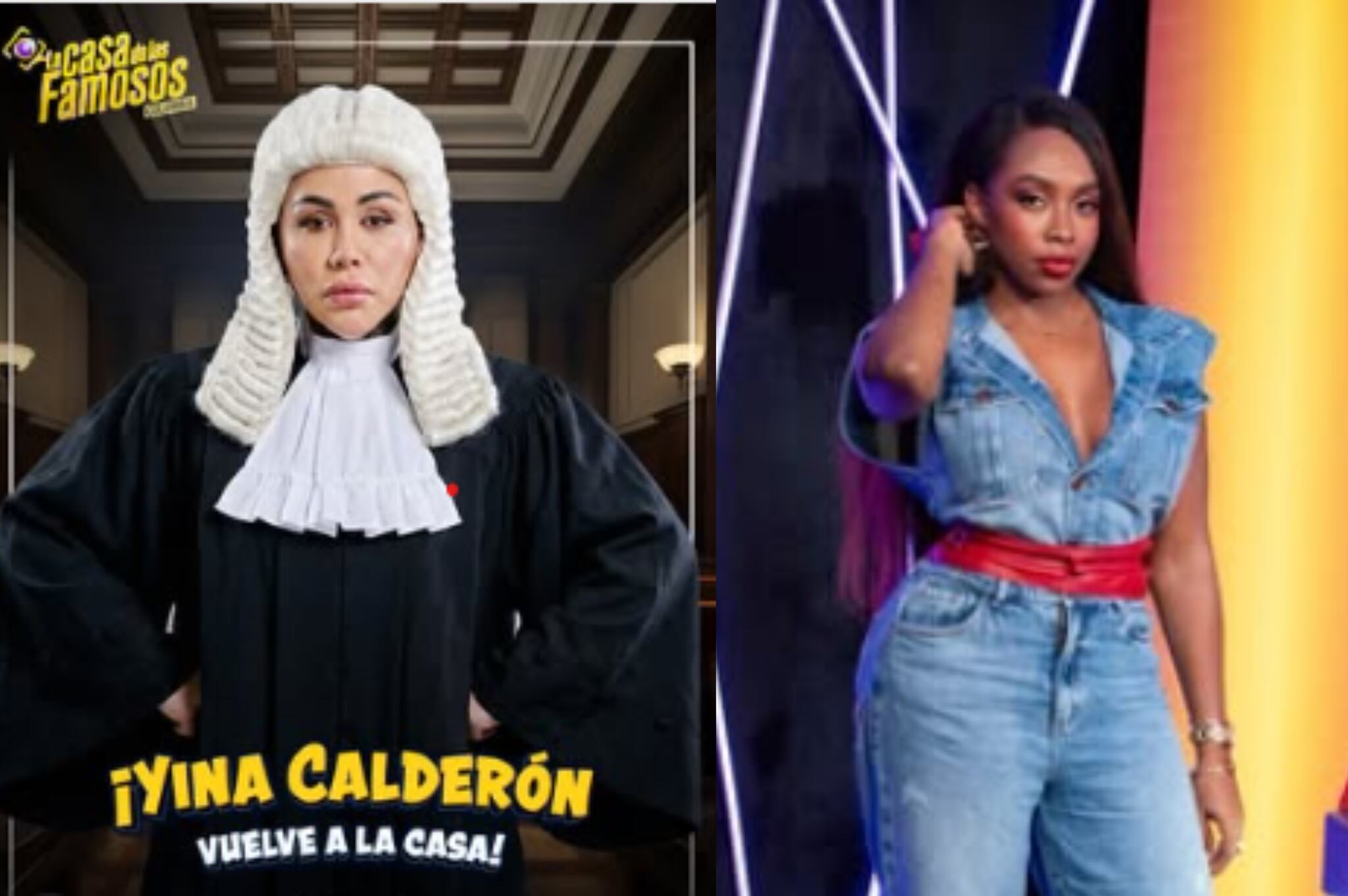 Yina Calderón y Karen Sevillano tuvieron cruce de palabras por el papel de jueza en 'La casa de los famosos 3'.