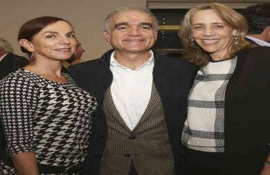 Gloria Trejos, Felipe Londoño y Cristina Pastrana.