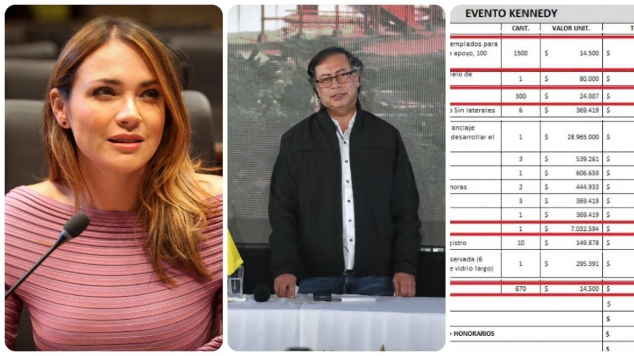 Carolina Arbeláez, Gustavo Petro y los costos de los eventos.