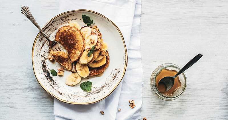 Pancakes de avena y semillas de chía