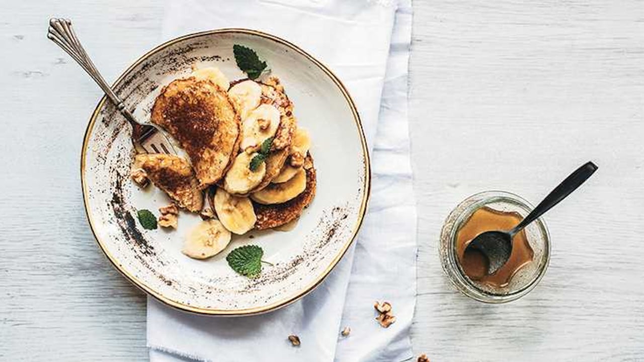 Pancakes de avena y semillas de chía