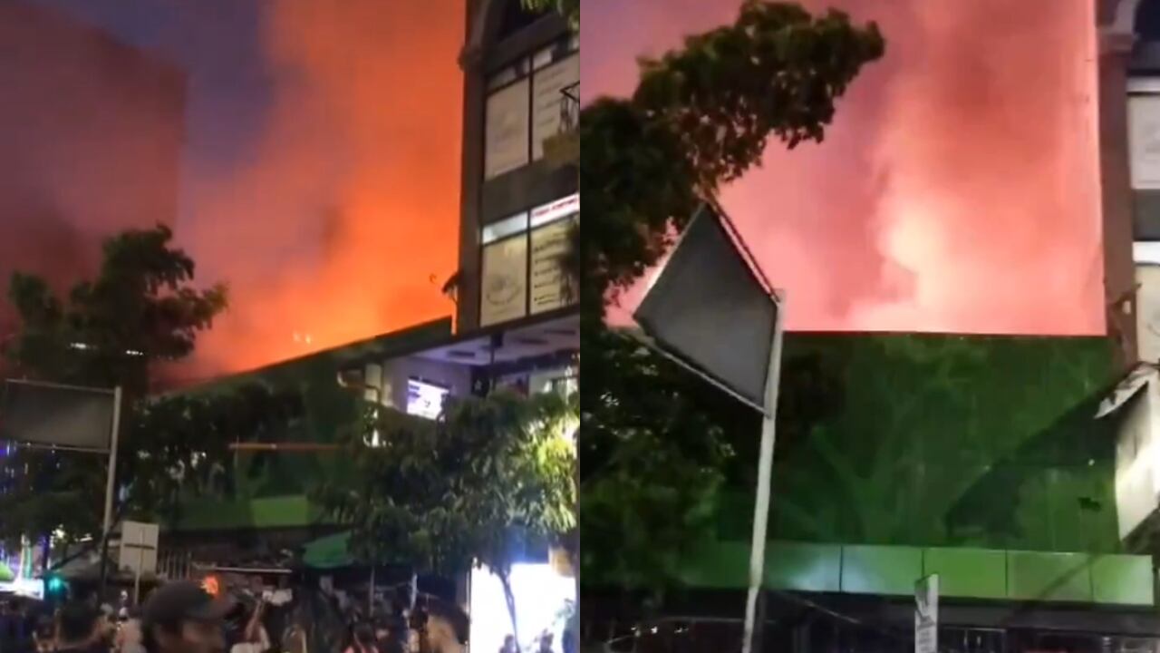 El Cuerpo de Bomberos ya se encuentra atendiendo la emergencia.
