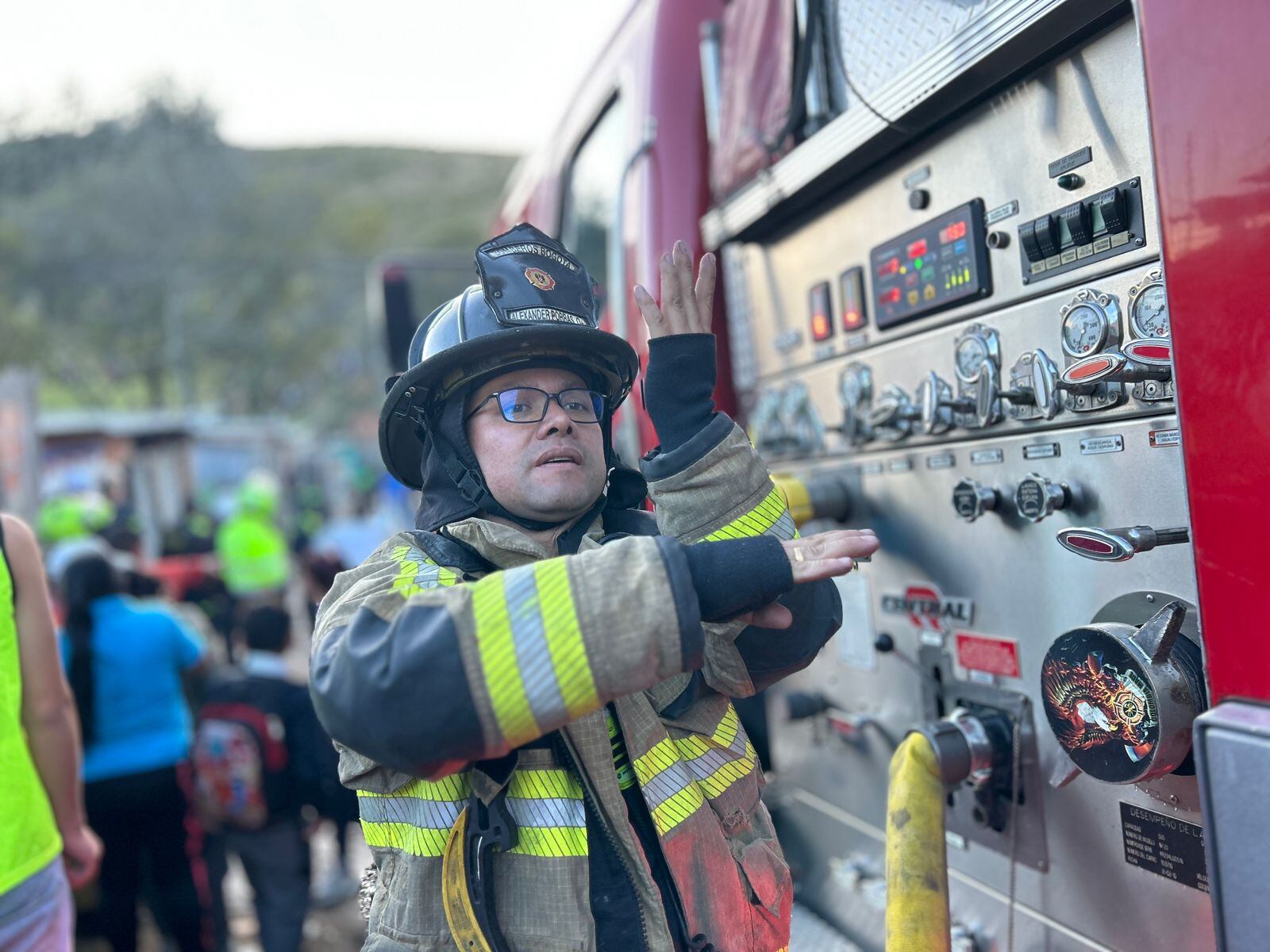 Cuerpo de Bomberos de Bogotá atendió incendio en Ciudad Bolívar