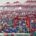 La mayor congestión se vive en los puertos chinos, con cientos de barcos esperando el desarrollo de las operaciones comerciales. El trancón de contenedores es gigantesco.