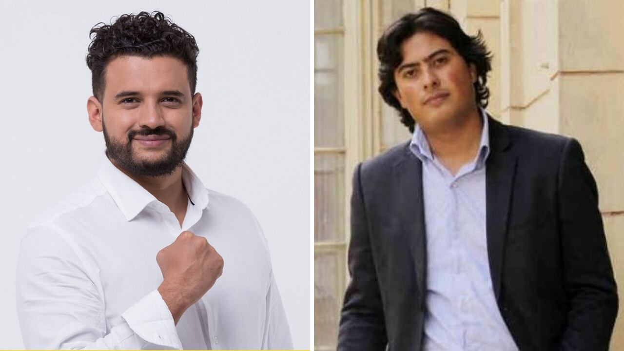 Inti Asprilla y Nicolás Petro