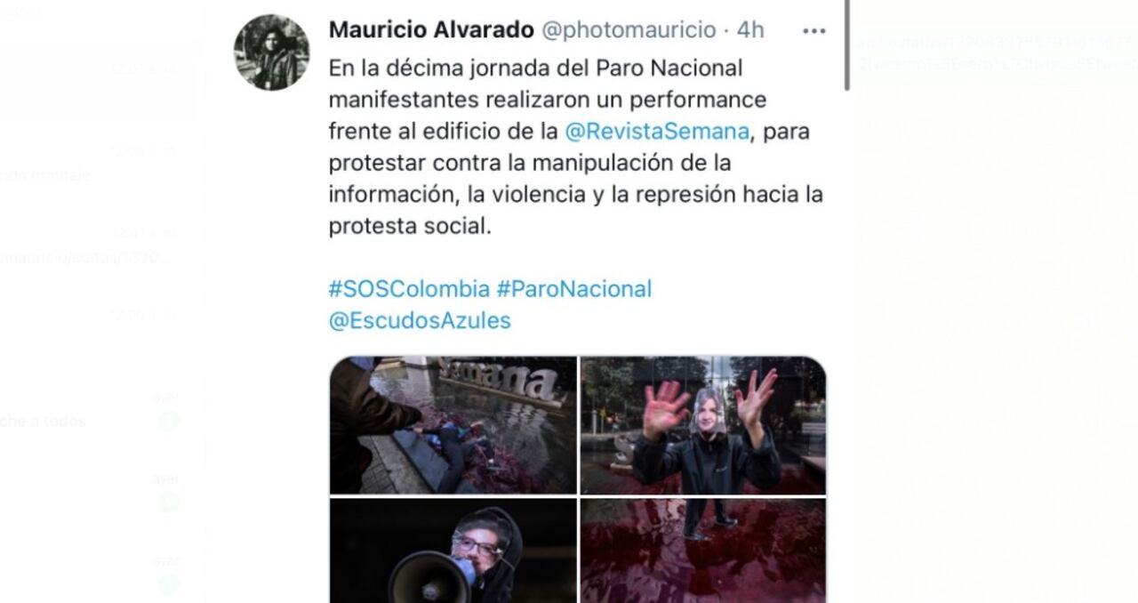 Pantallazo de Twitter