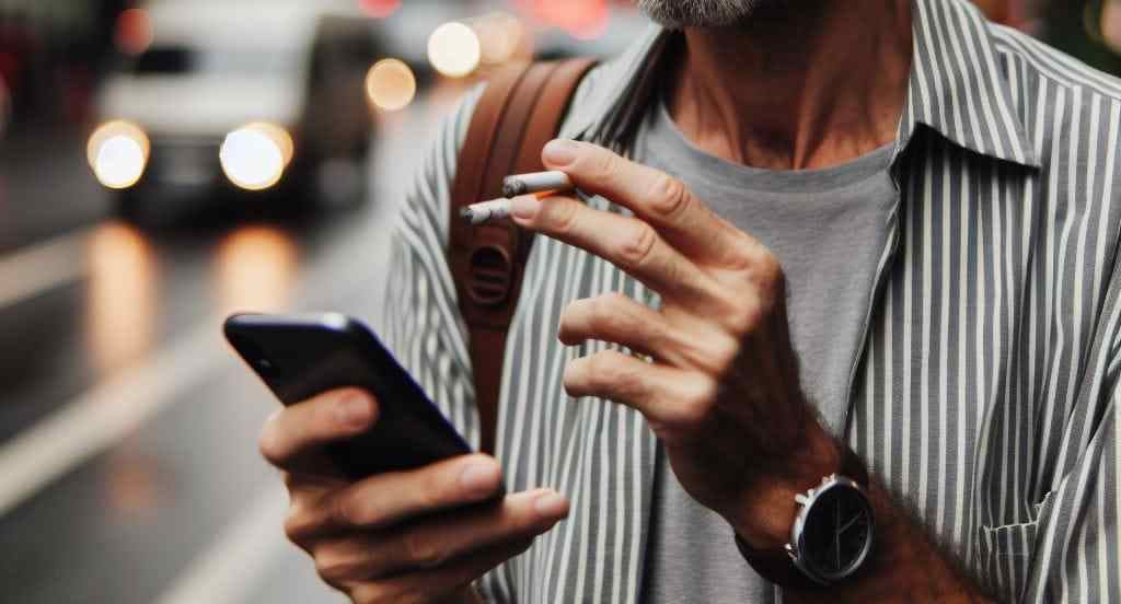 El humo del cigarrillo puede ingresar al teléfono y dañar sus componentes internos.