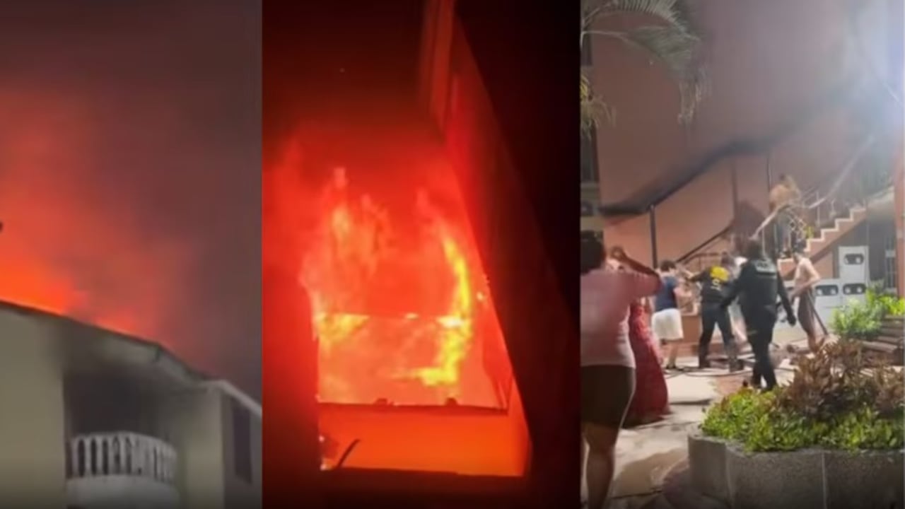 Incendio en el norte de Barranquilla