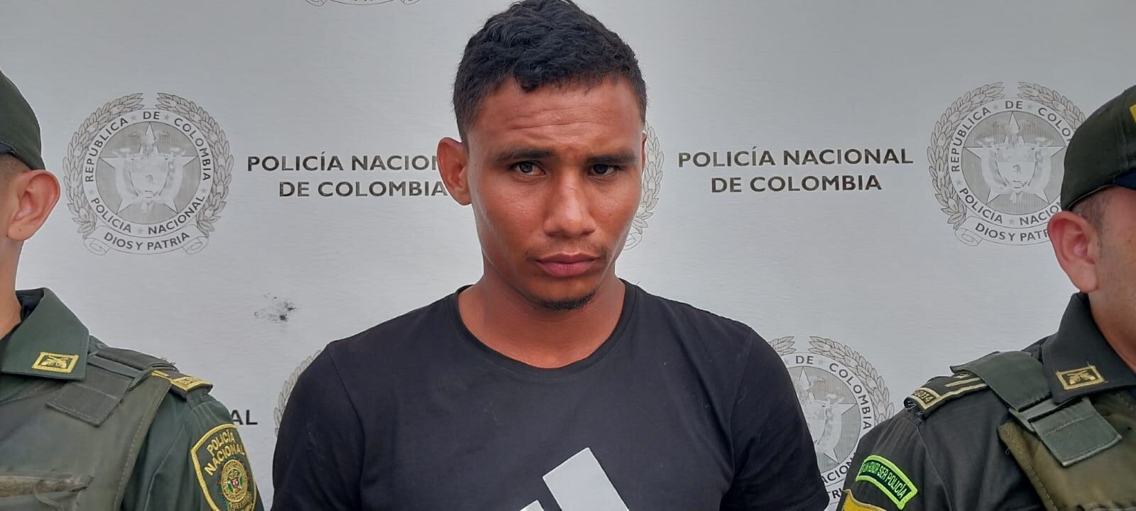 Breiner Jesús fue capturado en la vía a Taganga.