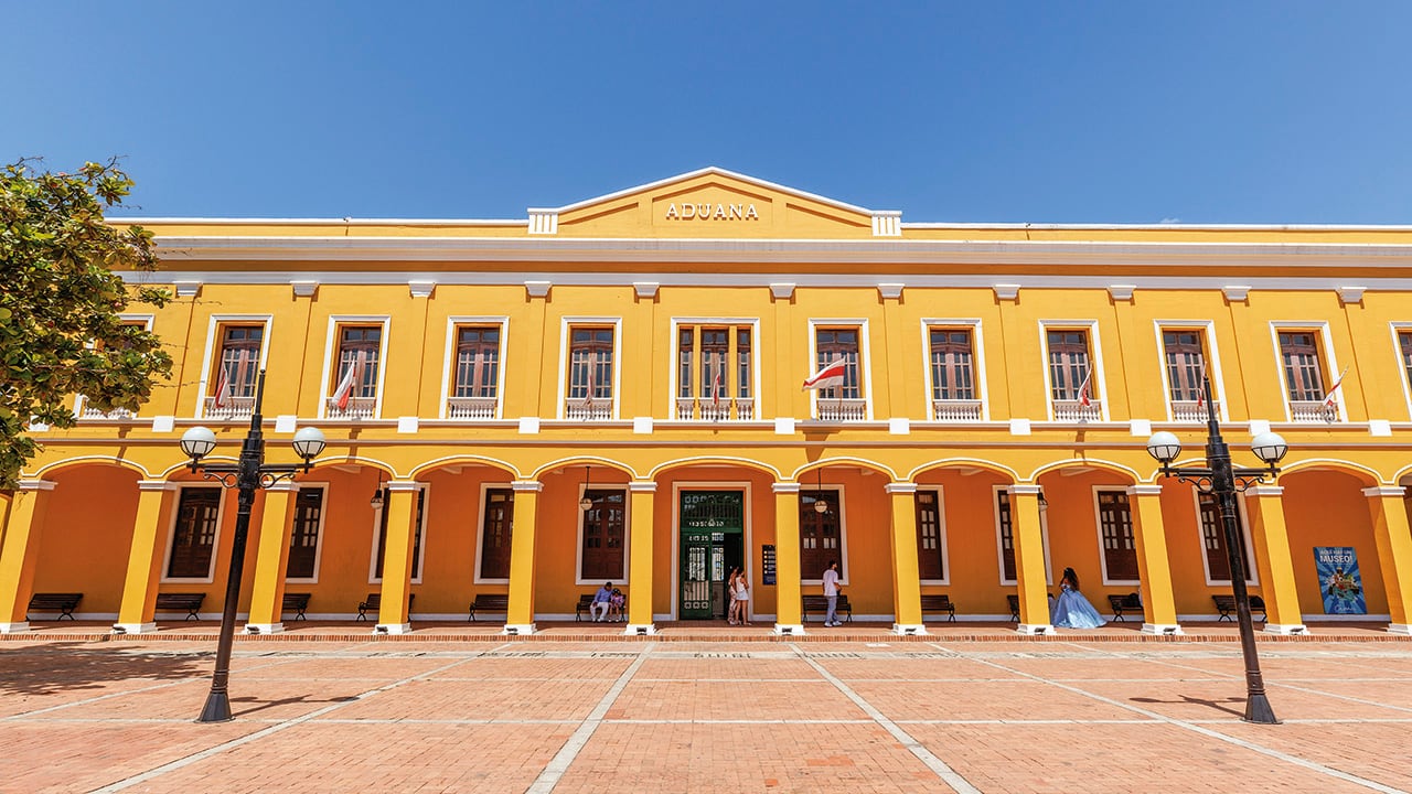 Edificio de la Aduana, en Barranquilla.