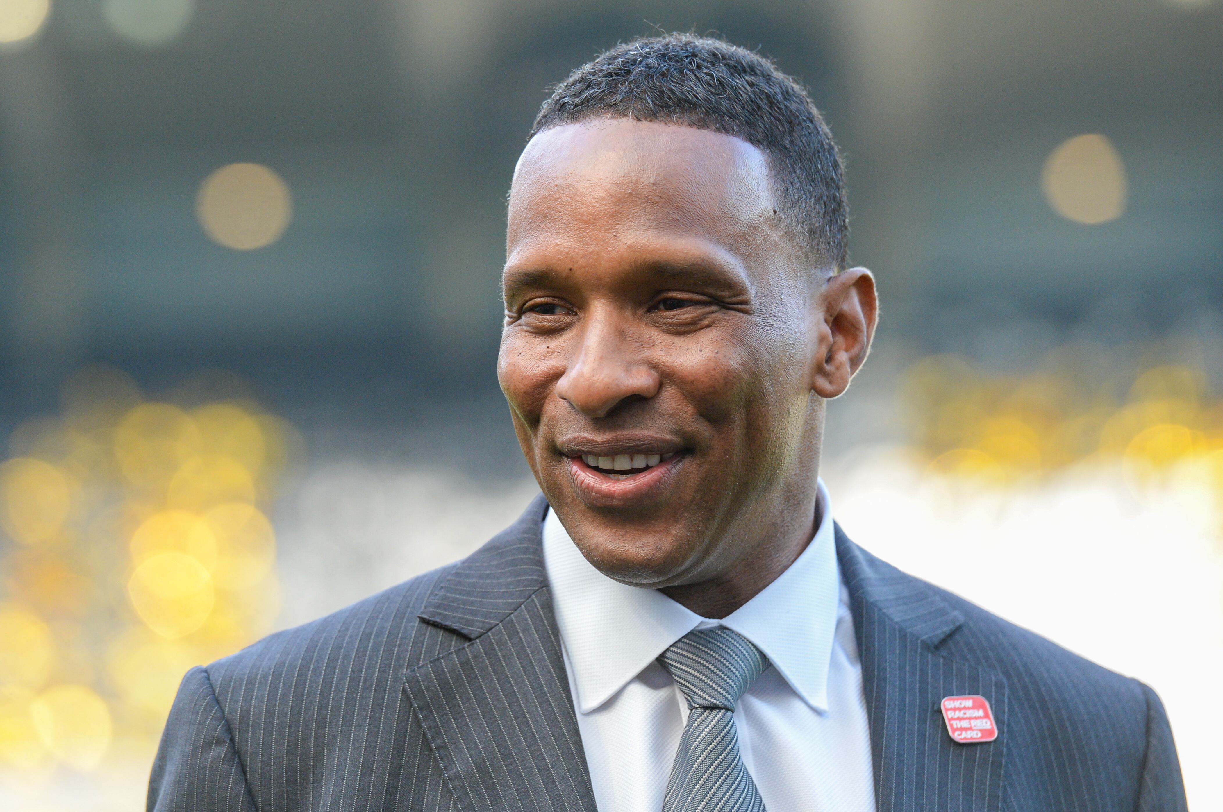 El ex portero de Newcastle Shaka Hislop antes del partido de la Premier League entre Newcastle United y Arsenal en St. James Park el 16 de mayo de 2022 en Newcastle upon Tyne, Inglaterra. (Foto de Serena Taylor/Newcastle United a través de Getty Images)