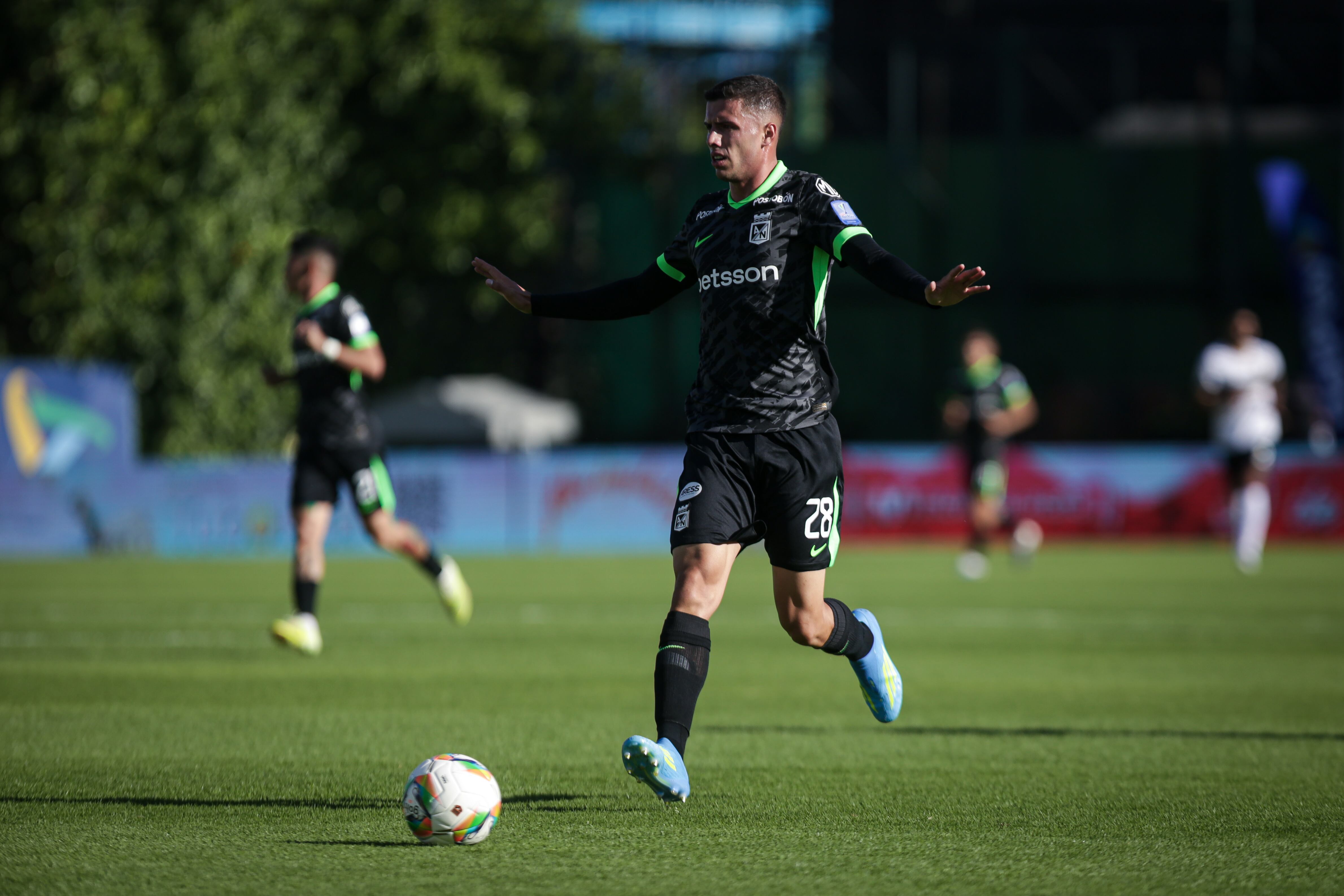 Simón García con Atlético Nacional.