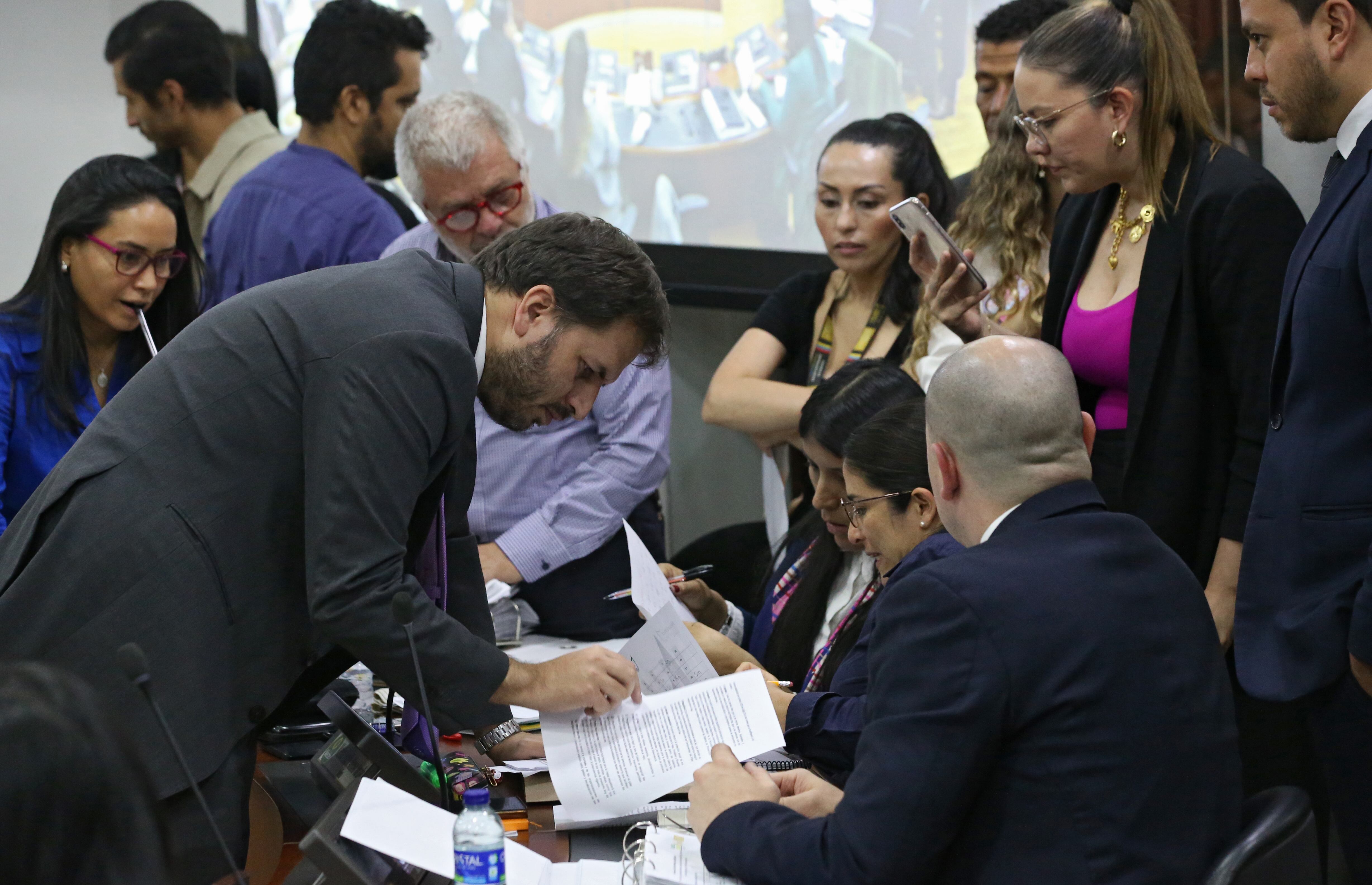 Comisión Séptima de la Cámara de Representantes inició el trámite en tercer debate del proyecto de reforma pensional del Gobierno de Gustavo Petro
Bogota mayo 21 del 2024
Foto Guillermo Torres Reina / Semana
