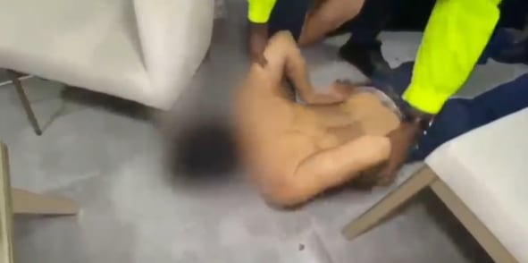 Así fue el allanamiento para capturar al presunto responsable de amenazar a la primera dama, Ana Lucia Pineda