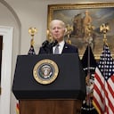 El presidente de Estados Unidos, Joe Biden, en la corta alocución referente a la quiebra del Silicon Valley Bank