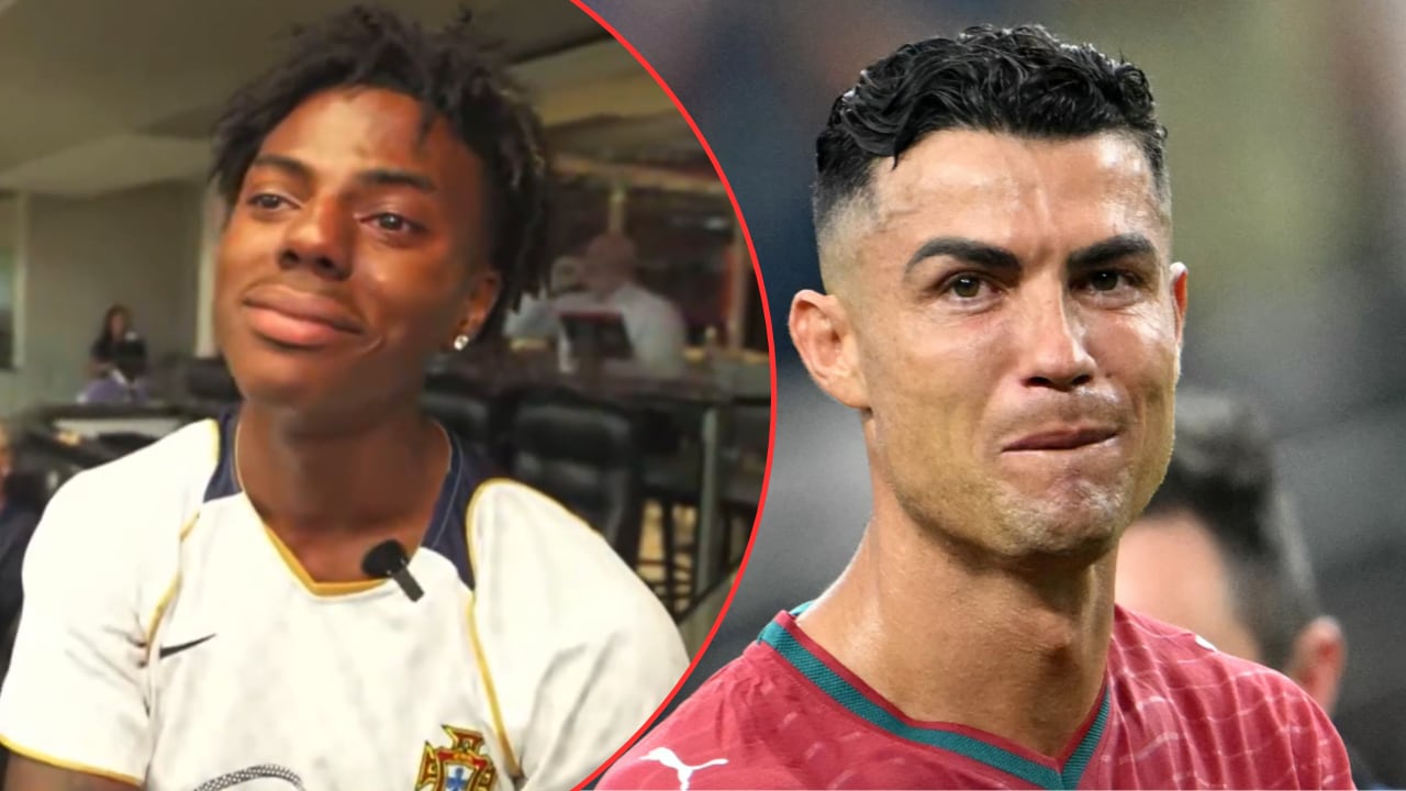 IShowSpeed lloró por la eliminación de Cristiano Ronaldo del Mundial 2026.