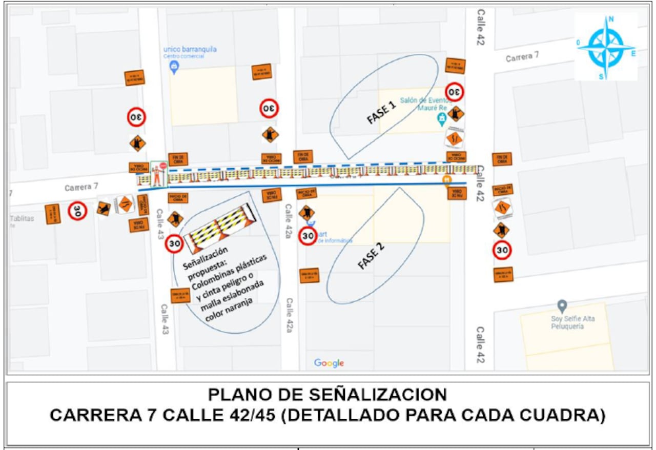 Cierre de vías en Barranquilla