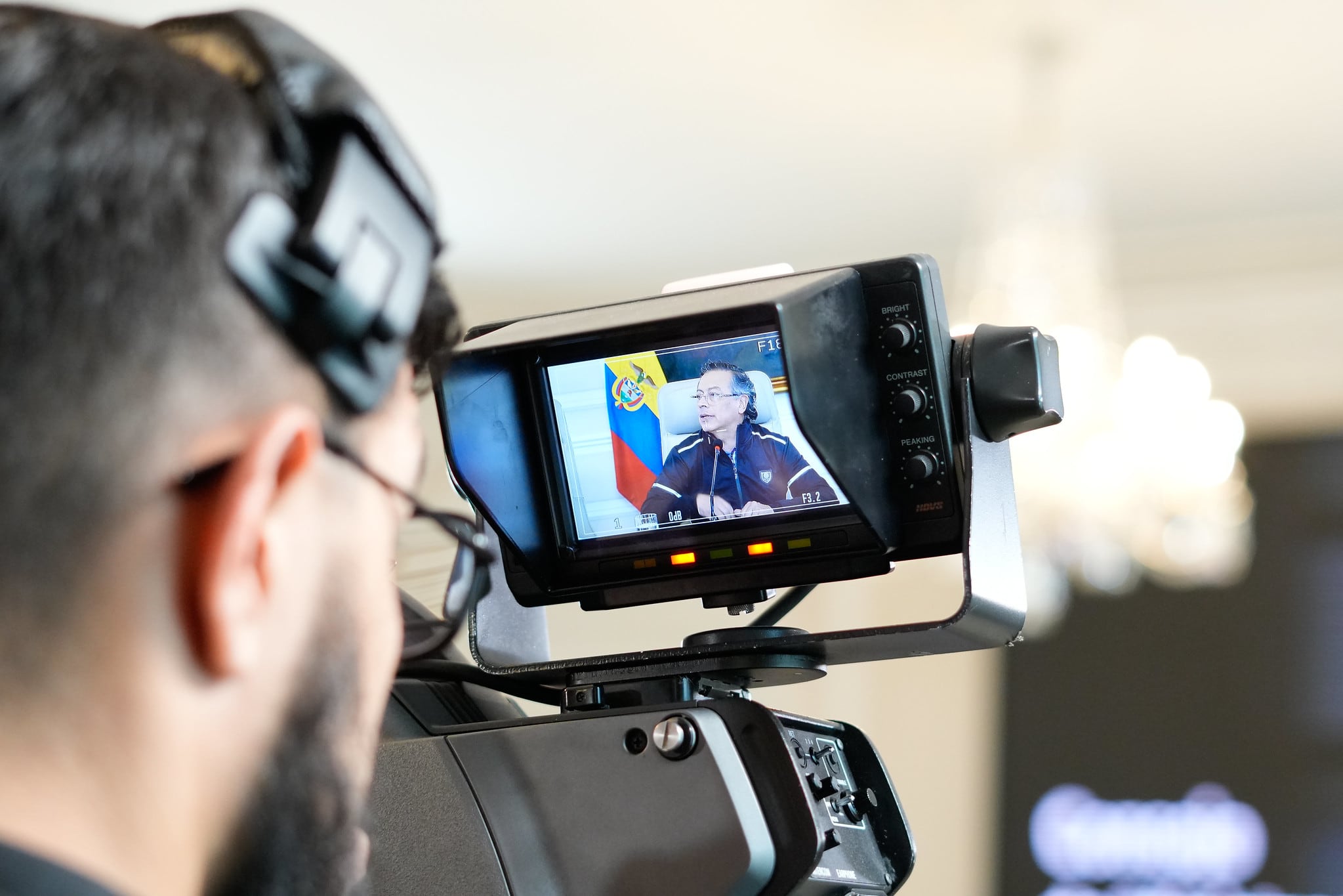 El presidente Gustavo Petro durante el consejo de ministros del 25 de marzo de 2025.