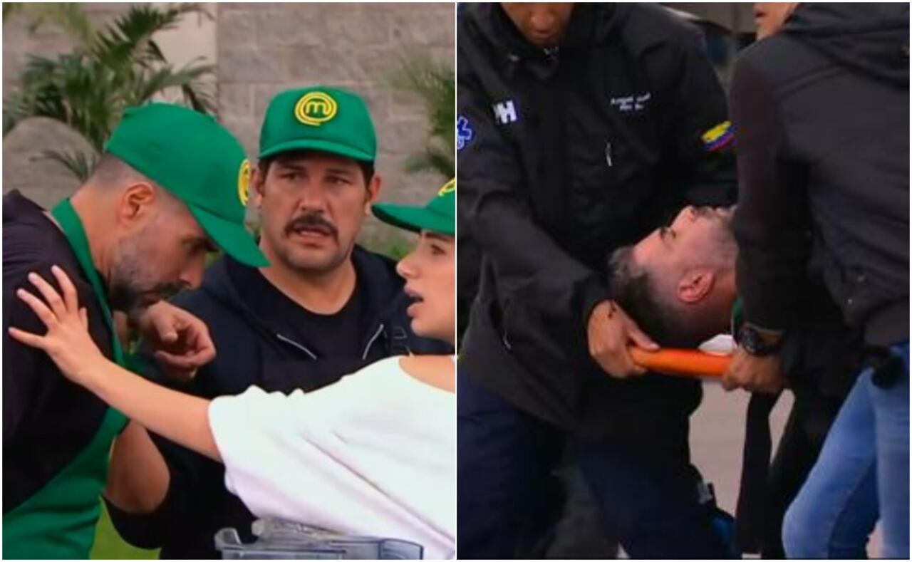 Juan Pablo Llano tuvo un problema de salud en plena prueba en MasterChef Celebrity.