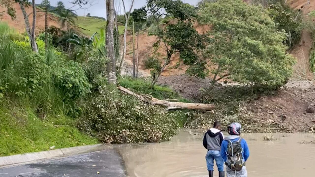 Deslizamiento de tierra en Rosas, Cauca.
