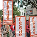 Marchas de la Federación Colombiana de Trabajadores de la Educación (Fecode).