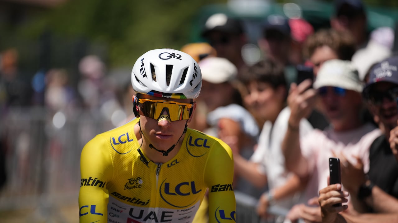 Tadej Pogacar en la etapa 19 del Tour de Francia 2026