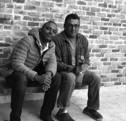 Frank Solano  publicó tierna foto junto a su hijo Elkin Solano, quien muy pocos conocían.