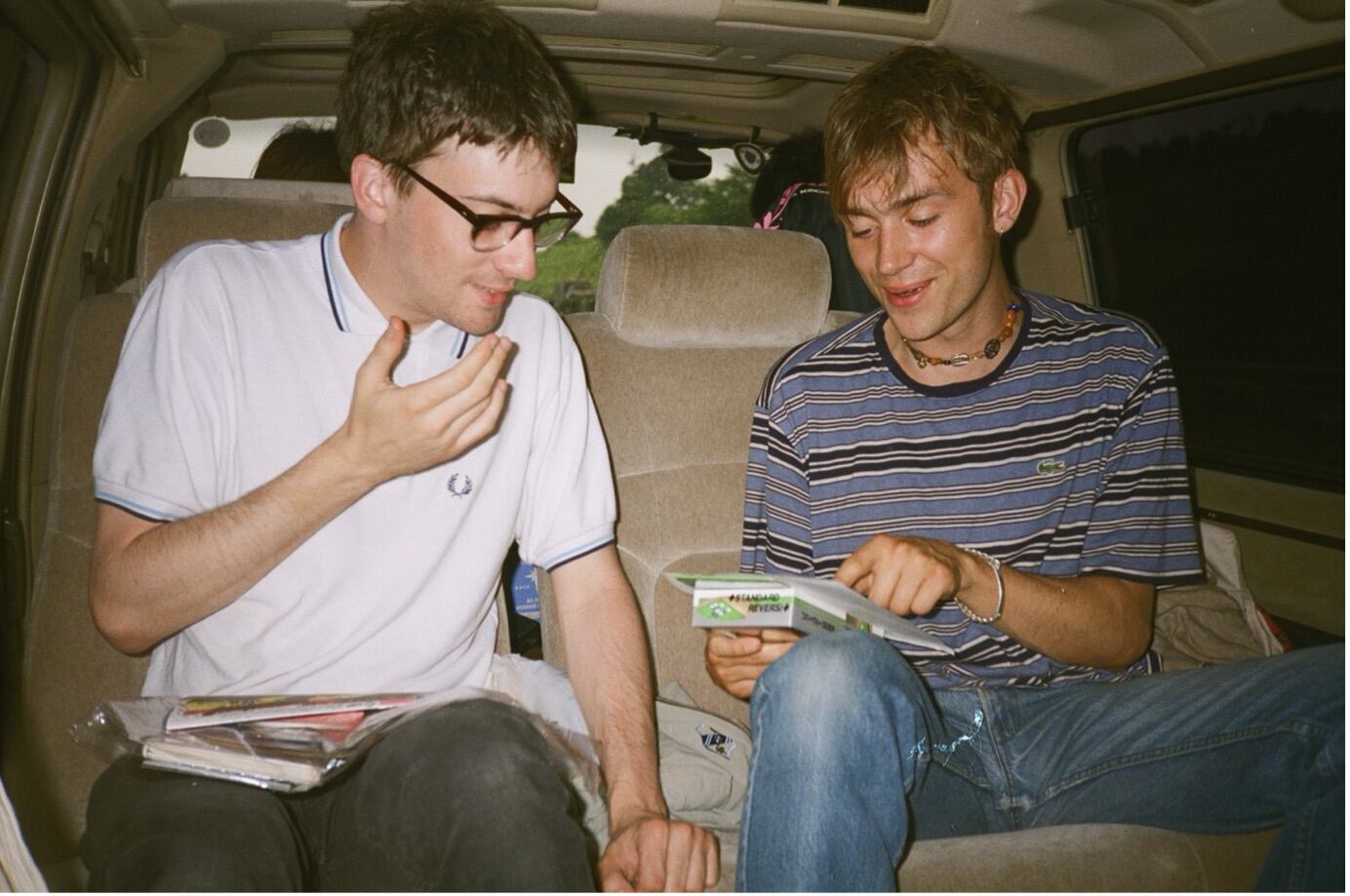 'No One You Know: Dave Rowntree's Early Blur Photos': Graham Coxon, Damon Albarn.