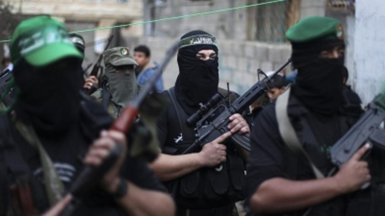 Miembros de Hamas en tregua.