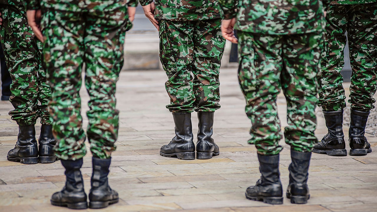 Imagen de referencia de uniformados del Ejército Nacional. El caso ha provocado un escándalo al interior de las filas del Ejército Nacional.