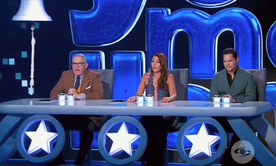 Jurados de Yo me llamo durante la presentación de la imitadora de Selena Quintanilla
