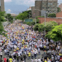 Marchas contra el gobierno Petro en Medellín
