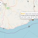 El temblor se presentó en el estado de Oaxaca