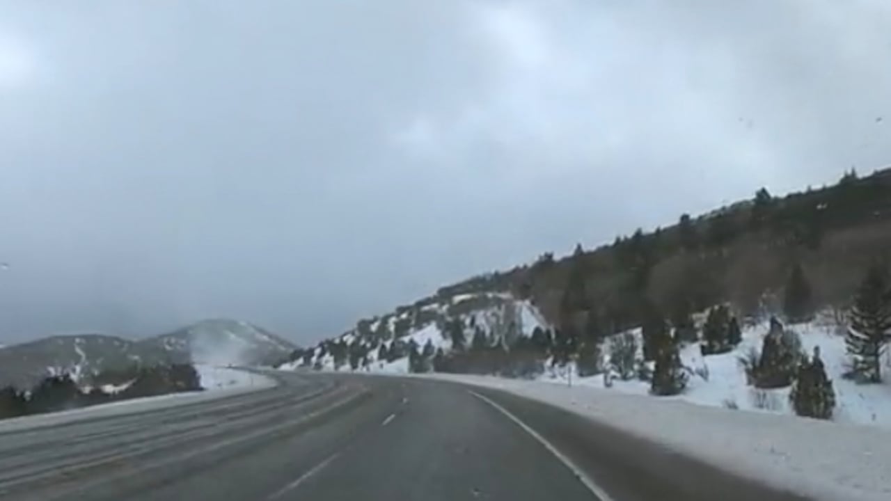 En la imagen, que fue compartida a través de redes sociales, se puede ver un snownado o tornado de nieve que fue captado en el estado de Idaho, el pasado miércoles 21 de diciembre.