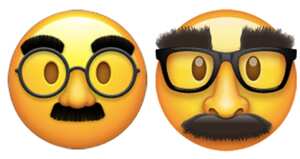 Emoticón ‘cara disfrazada’