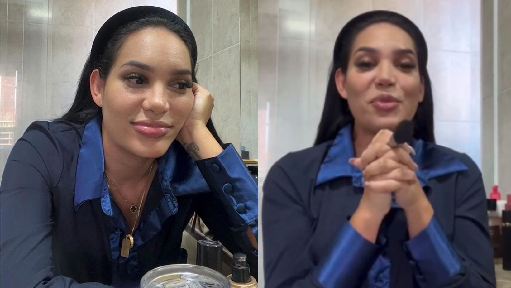 Andrea Valdiri se volvió tendencia por curioso video que subió a sus redes sociales