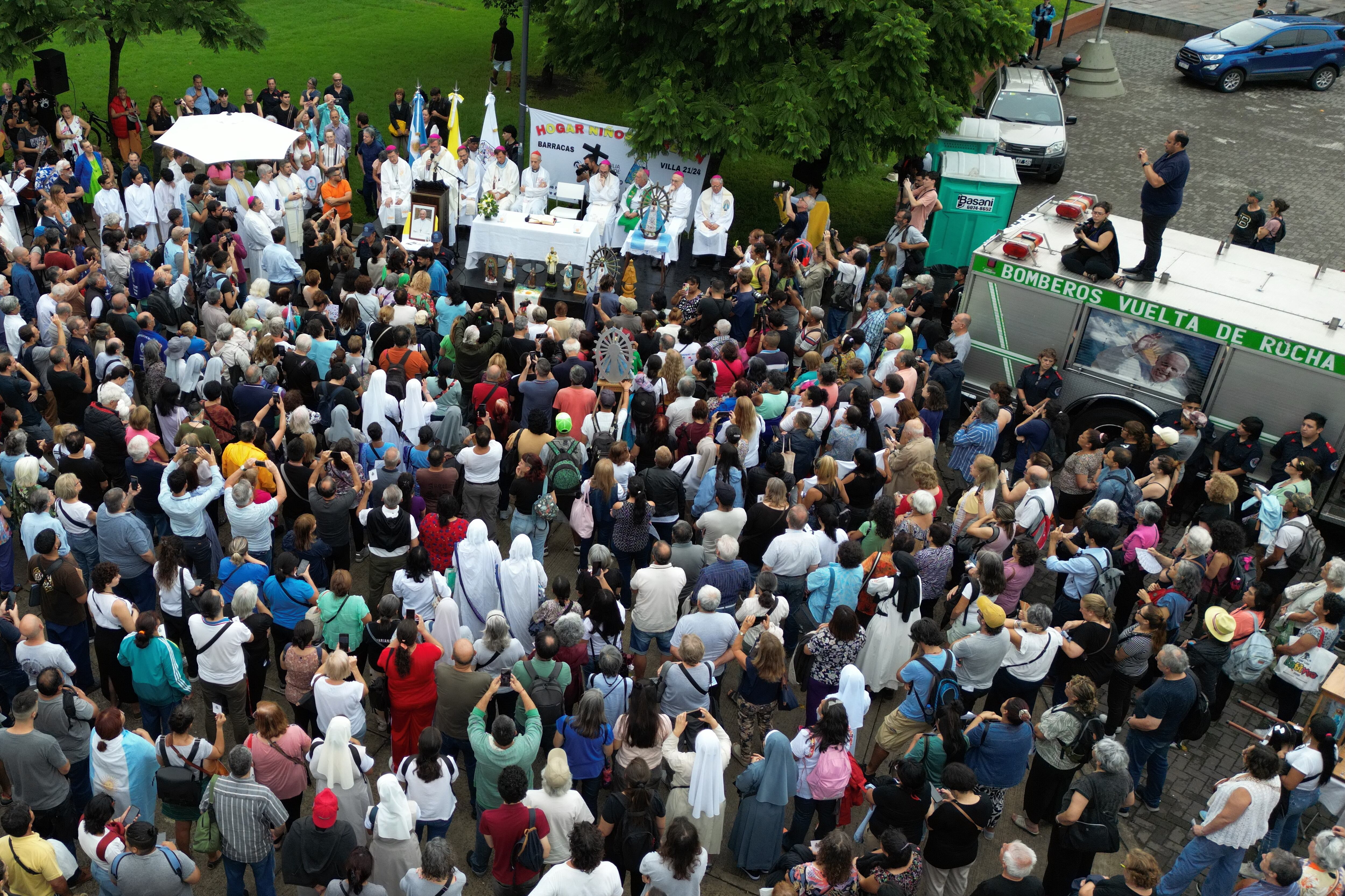 Misa por el papa Francisco en Buenos Aires