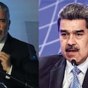 Iván Duque, expresidente de Colombia, y Nicolás Maduro, presidente de Venezuela.
